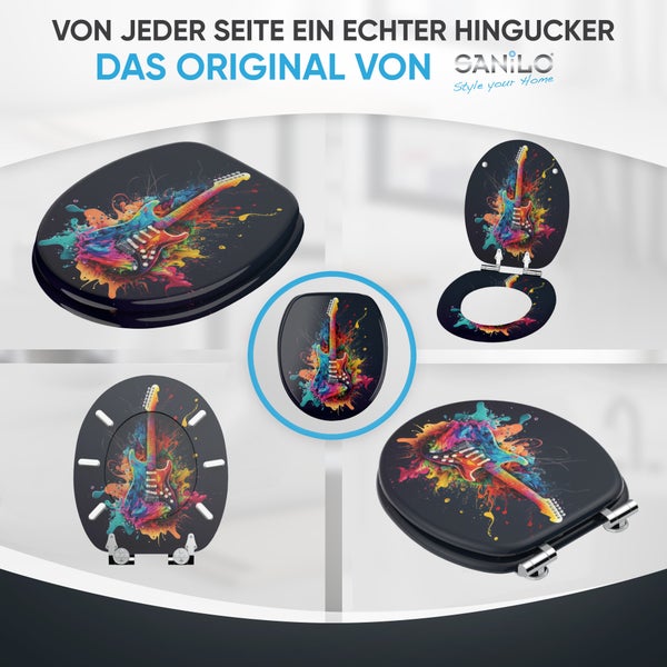 WC-Sitz mit Absenkautomatik Guitar