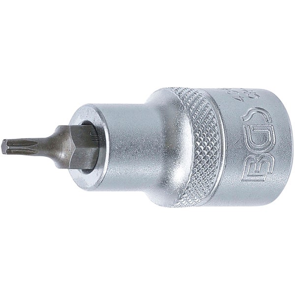 BGS Bit-Einsatz Antrieb Innenvierkant 12,5 mm (1/2) T-Profil (für Torx) T15 - 4368