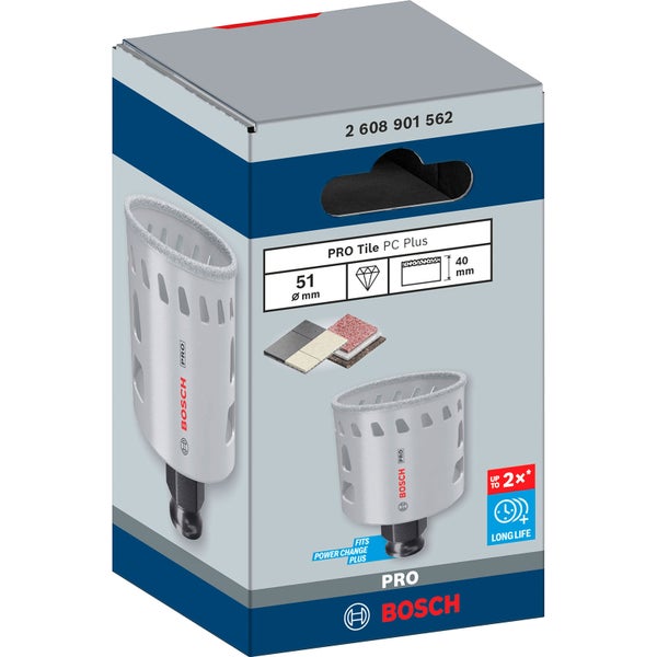 Bosch PRO Tile PC Plus Lochsäge 51 mm HS - 2608901562