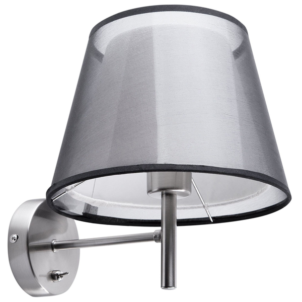 Wandlampe Deckenlampe COLUMBIA Metall Silber