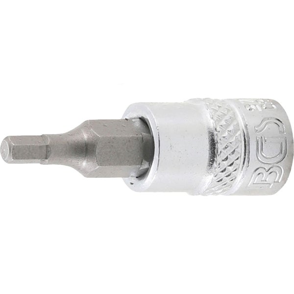 BGS Bit-Einsatz Antrieb Innenvierkant 6,3 mm (1/4) Innensechskant 1/8 - 2741
