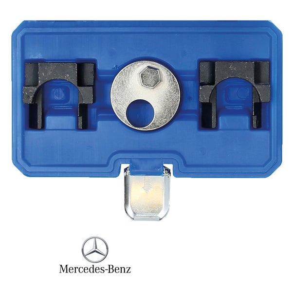 Nockenwellen Arretierwerkzeug im blauen Koffer