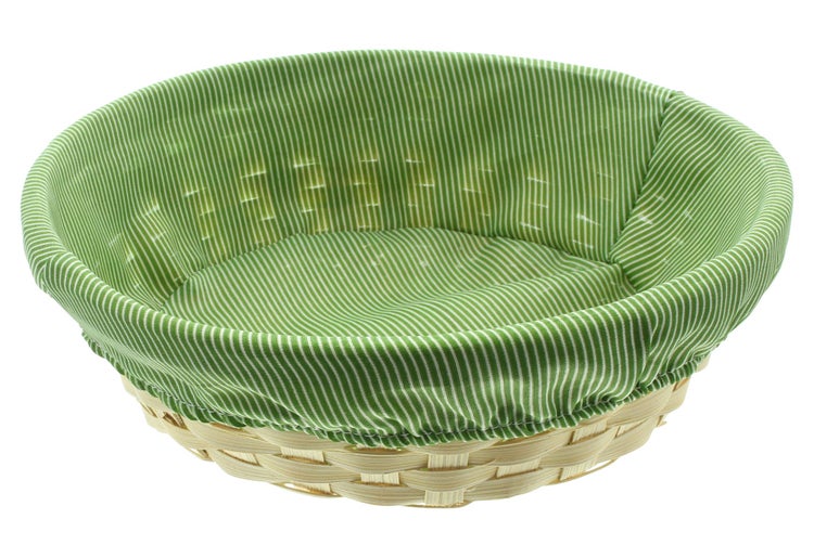 FRANK FLECHTWAREN | Bambusschale Trendy, BAMBUS, TEXTIL, Ø 25 x 7 cm
