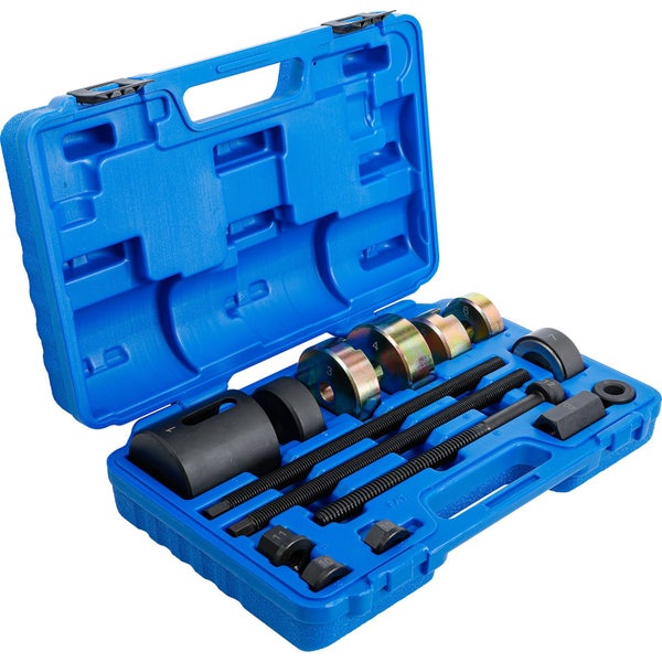 Werkzeugsatz für Buchsen und Lager in einem blauen Kunststoffkoffer