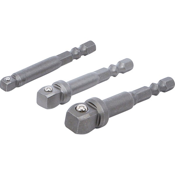 BGS Bohrmaschinen-Kippadapter-Satz Antrieb Außensechskant 6,3 mm (1/4) 3tlg. - 9162