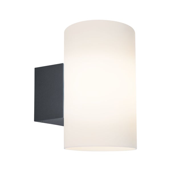 Außenwandleuchte Tube IP54 zylindrisch 120x175mm max. 15W 230V Anthrazit Kunststoff