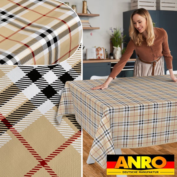 Tischdecke mit Karomuster von ANRO