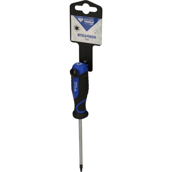 BRILLIANT TOOLS Schraubendreher TORX T15 - BT034906
