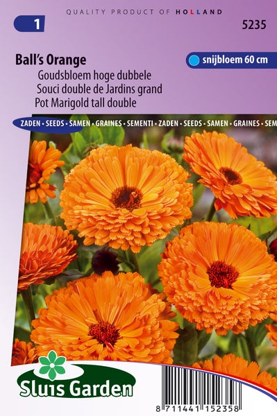 Ringelblume Ball's Orange Samenpackung