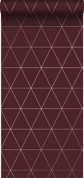 Origin Wallcoverings Tapete grafische Dreiecke Rot - 0,53 x 10,05 m - 347718