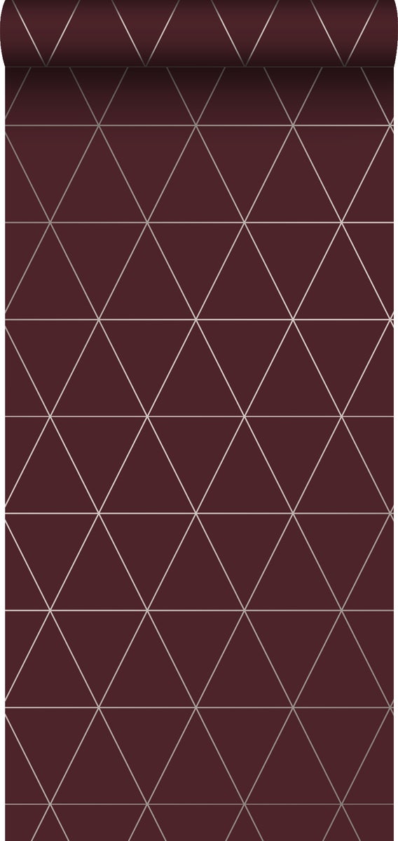 Origin Wallcoverings Tapete grafische Dreiecke Rot - 0,53 x 10,05 m - 347718