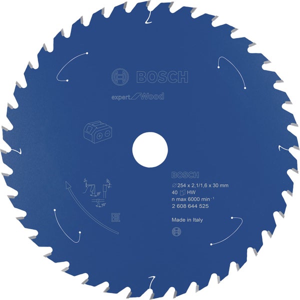 Bosch Expert Wood Kreissägeblatt, 254 Millimeter