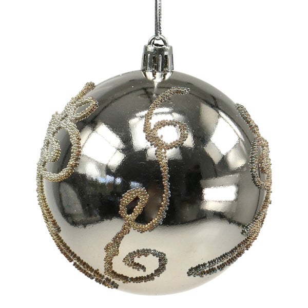 Christbaumkugel mit filigraner Verzierung