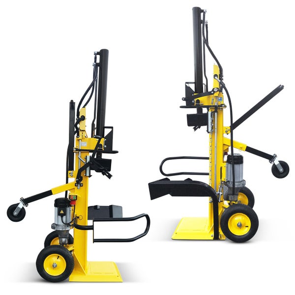 BAMATO Holzspalter HO-16E mit Elektroantrieb für sicheres und effizientes Spalten von Meterholz