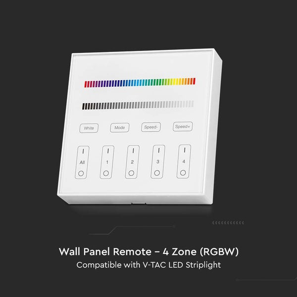Wandpanel-Fernbedienung für 4 Zonen zur Steuerung von LED-Stripes