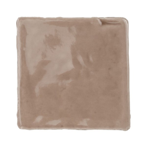 Quadratische Wandfliese mit glänzender Oberfläche