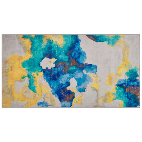 Teppich bunt 80 x 150 cm Kurzflor CEYHAN