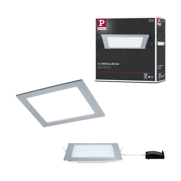 Quadratisches LED Einbaupanel mit flachem Rahmen zur Deckenbeleuchtung