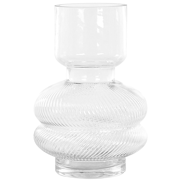 Blumenvase RODIA Glas 24 cm Transparent