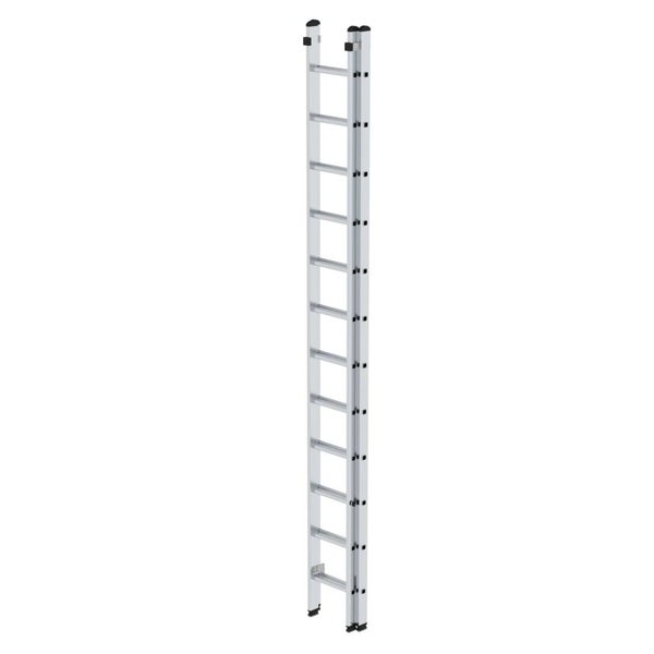PROREGAL Sprossen-Schiebeleiter 2-Teilig Ohne Traverse 2 x 12 Sprossen
