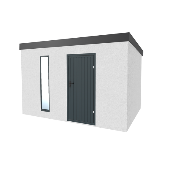 Gartenhaus mit Tür und Fenster