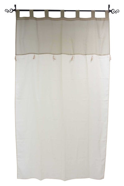 FRANK FLECHTWAREN | Vorhang Quasten, POLYESTER, 140 x 240 cm