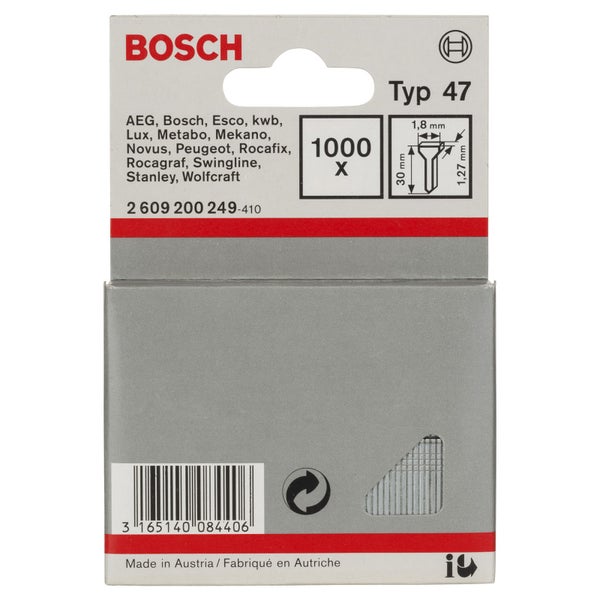 Bosch Typ 47 Stifte, 1000 Stück