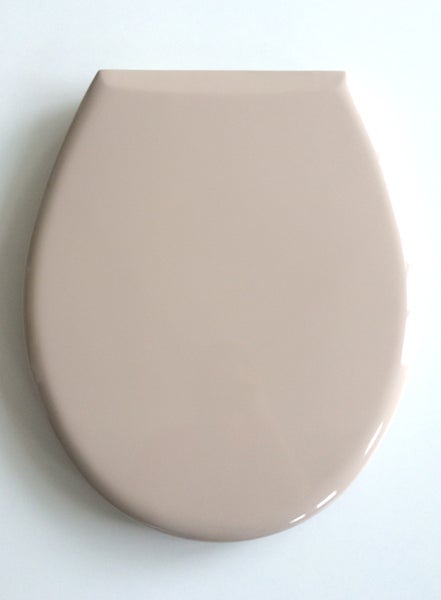 Klassischer WC Sitz Bernina beige, Duroplast, passend auf alle Standard WC's