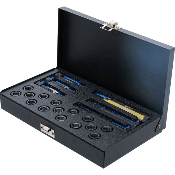 Werkzeugsatz zur Gewindereparatur in Metallbox