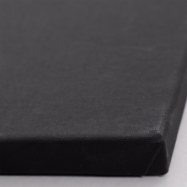 Leinwand Black 100x80 cm (LxB) malfertig grundiert schwarz