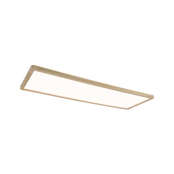 LED Panel Atria Shine Backlight IP44 eckig 580x200mm 22W 2300lm 3000K Holzoptik