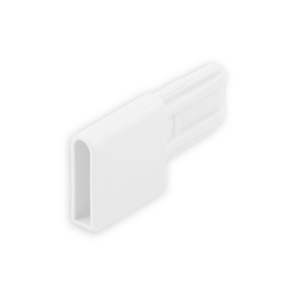 DIWARO. Endstabgleiter - Gleiter für Rolladen Endstab | 28 x 28,5 x 9 mm | weiß | 1 Paar