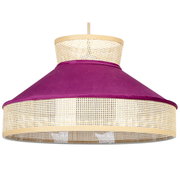 Hängeleuchte BATALI Rattan Fuchsia