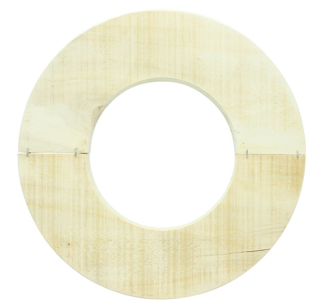 FRANK FLECHTWAREN | Dekoring Holz, PAPPEL, METALL, Ø 35 x 3,5 cm