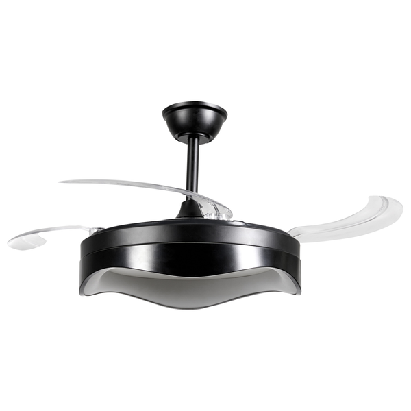 Deckenventilator mit Beleuchtung und ausklappbaren Ventilatorflügeln