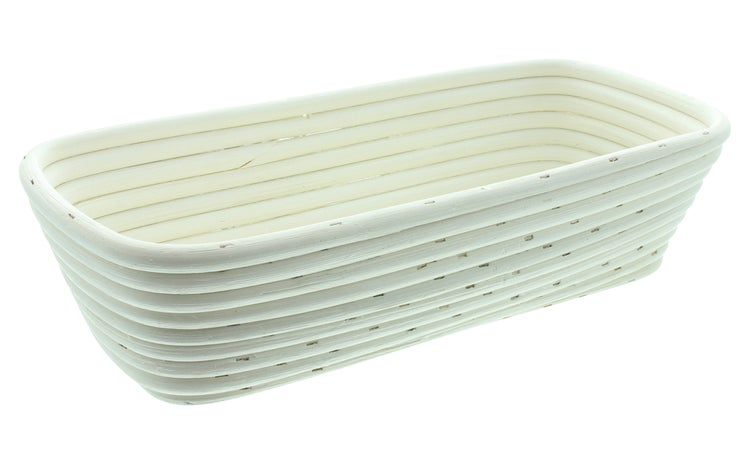 FRANK FLECHTWAREN|Gärkorb Square, groß, 33 x 17 x 8 cm, RATTAN