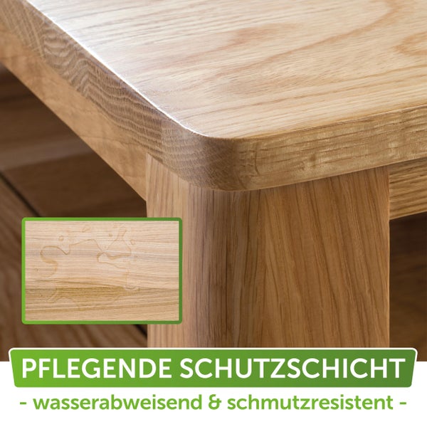 Nordicare Hartwachsöl [1L] farblos zur Holz-Pflege I Holzwachs farblos Öl für vielfältige Holzarten I Wachs Holzöl, Wachsöl für Holz, Holzpflegeöl