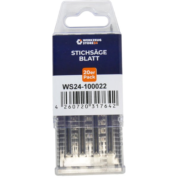 WS24 20x CV-Stichsägeblatt gefräst/geschränkt GL 100 VL 75 mm schnell/rau - WS24-100022