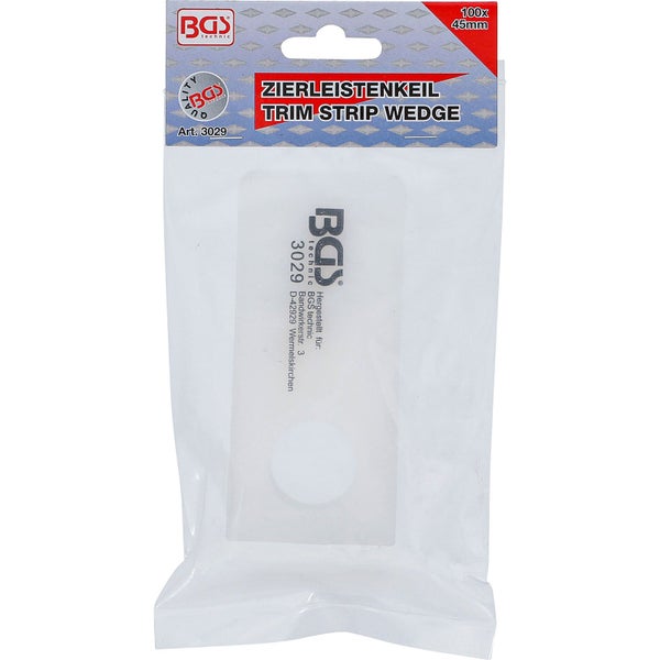 BGS Zierleistenkeil mit Loch 100 x 45 mm - 3029
