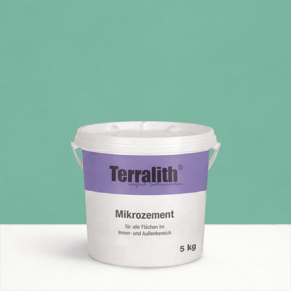 Terralith Mikro Zement Eimer, 5 Kilogramm, für Innen- und Außenbereiche