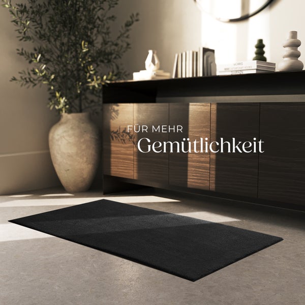 Kurzflorteppich tectake rutschfeste Unterseite verschiedene Größen und Farben 80 x 150 cm