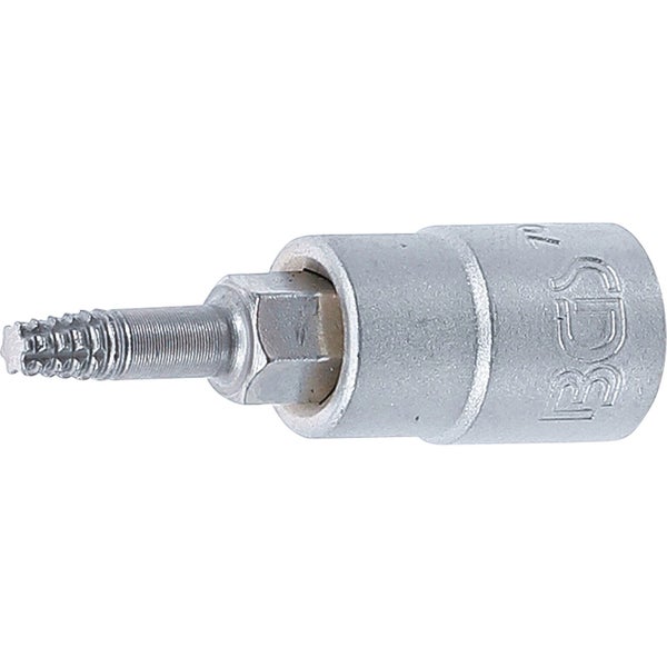 BGS Schraubenausdreher-Bit-Einsatz Antrieb Innenvierkant 6,3 mm (1/4) für defektes T-Profil (für Torx) T15 - 7098-T15