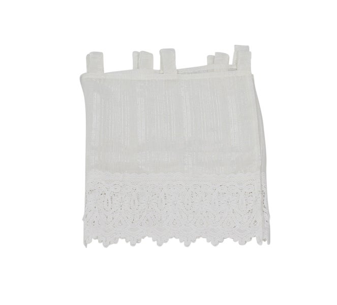 FRANK FLECHTWAREN|Fenstervorhang Romantik, 140 x 40 cm, POLYESTER