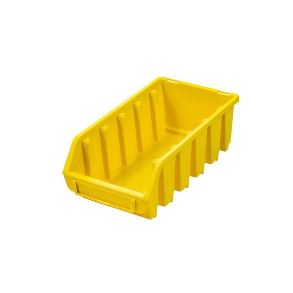 PROREGAL SuperSparSet 40x Sichtlagerbox 2L HxBxT 7,5 x 11,6 x 21,2 cm Polypropylen Gelb
