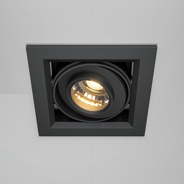 LED Einbaustrahler Metal Modern in Schwarz 10W 650lm