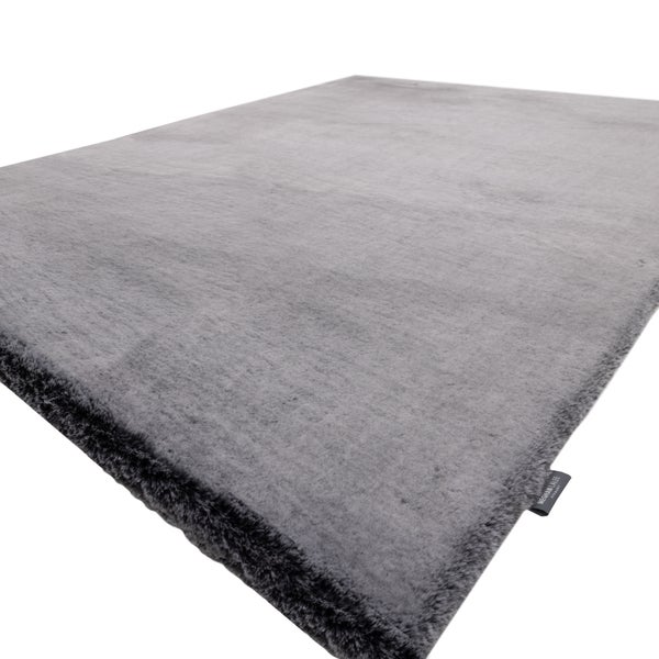 Rechteckiger Hochflor Teppich mit weicher Haptik