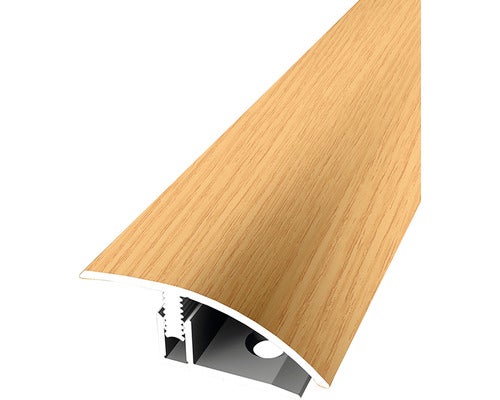 Ausgleichsprofil 556H Alu mit Holzdekor Eiche hell 100 cm