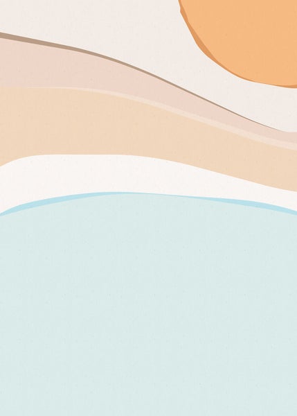 Abstrakte grafische Darstellung von sanften Wellen