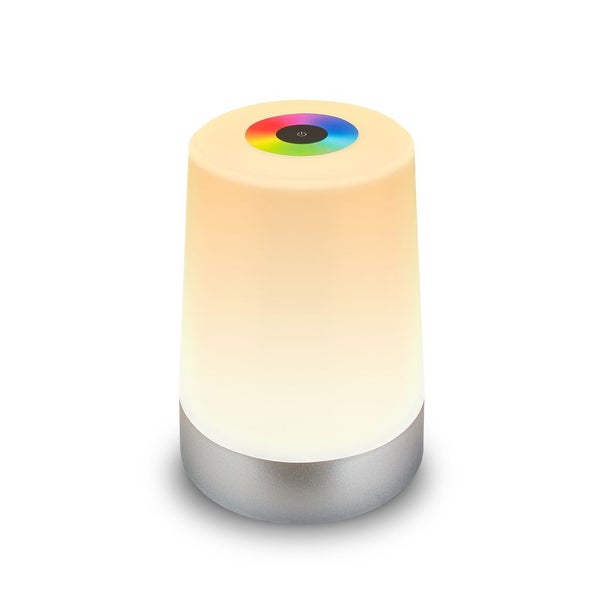 LED Tischlampe Akku LED Tischleuchte Dimmbar Kabellos Touch Terrasse RGB+W