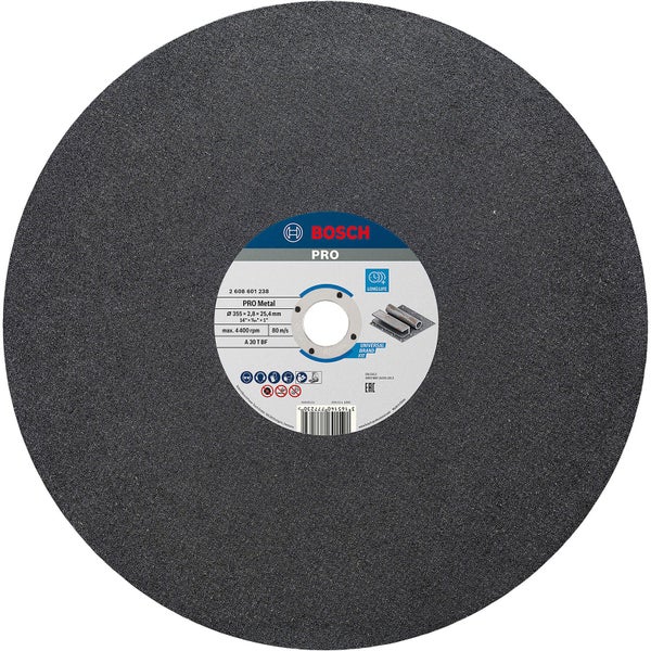 Bosch PRO Metal Trennscheibe 355 x 2,8 x 25,4 mm - 2608601238